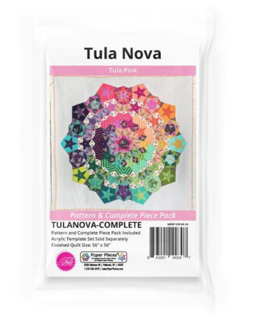 Tula Nova Acrylic Templates with 3/8 Seam Allowance