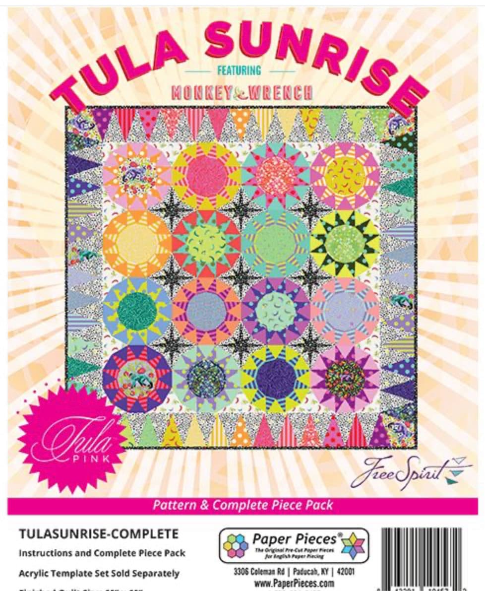 Tula Sunrise Complete Pattern and Paper Piece Pack