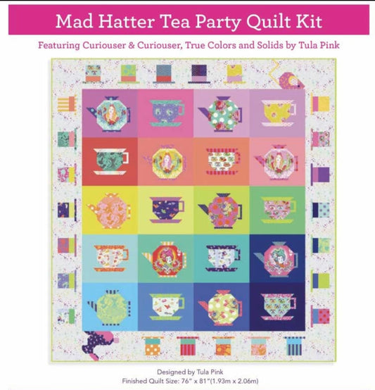 Mad Hatter Tea Party Kit WITH Backing