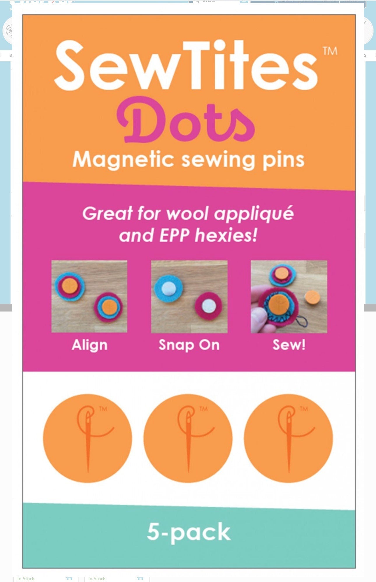 SewTites Magnetic Pin Dots 5pk
